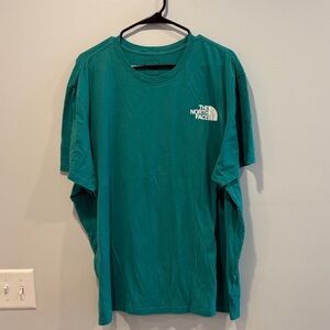 The North Face Men's Teal Short Sleeve Tee